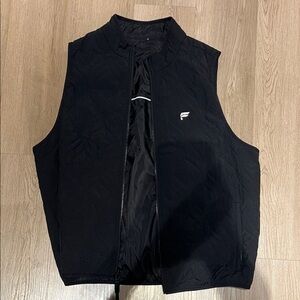 Men's Black Reversible Quilted Vest